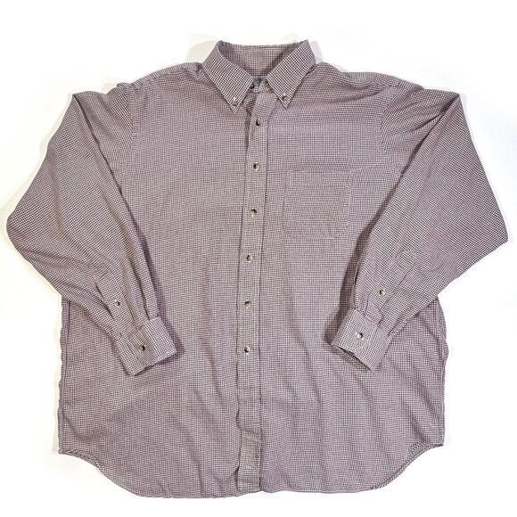 Bullock & Jones XL Houndstooth Flannel Shirt - Picture 1 of 6